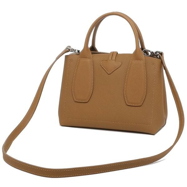 ロンシャン バッグ LONGCHAMP 10095 HPN 016 ロゾ ROSEAU TOP HANDLE BAG S レディース ハンドバッグ ショルダーバッグ 無地 NATURAL 詳細画像