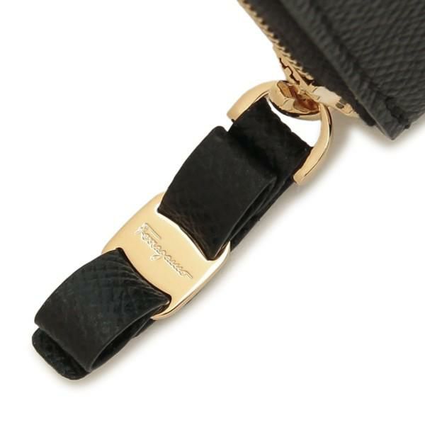 サルヴァトーレフェラガモ カードケース ヴァラ ブラック レディース Salvatore Ferragamo 22D288 725290 詳細画像