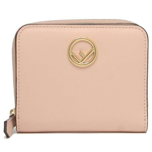 フェンディ 折り財布 レディース F IS FENDI エフ イズ フェンディ COMPACT WALLET FENDI 8M0407 A18B F14N1 ライトピンク 詳細画像