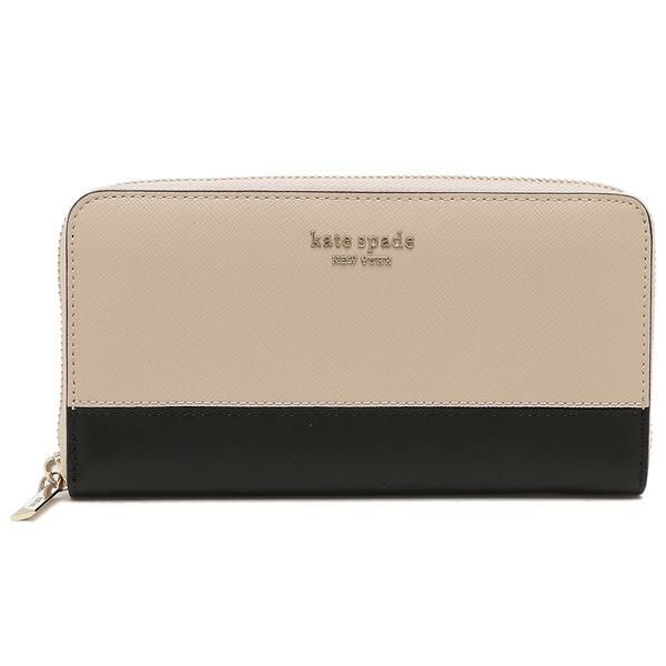 ケイトスペード 長財布 スペンサー ベージュ ブラック レディース KATE SPADE pwr00281 195 【ショッパー付き】 詳細画像
