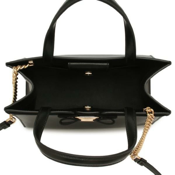サルヴァトーレフェラガモ ハンドバッグ ショルダーバッグ ヴァラ ブラック レディース Salvatore Ferragamo 21I290 詳細画像