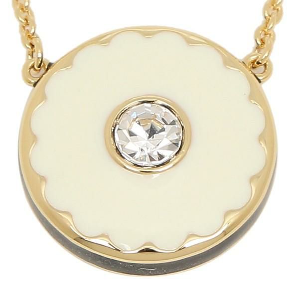 マークジェイコブス ネックレス ザ メダリオン ペンダント ゴールド ブラック ホワイト レディース MARC JACOBS M0017166 108 詳細画像
