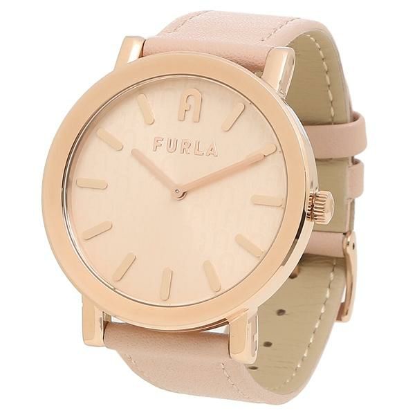 フルラ 時計 レディース ミニマル シェイプ 38mm クォーツ ローズゴールド ピンク FURLA WW00003006L3 詳細画像