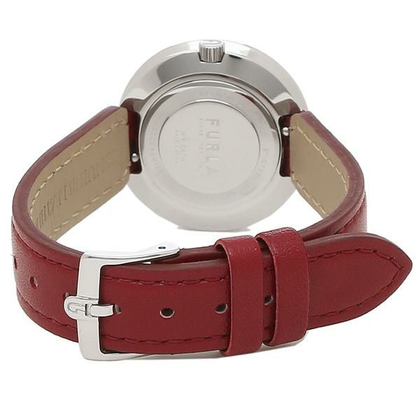 フルラ 時計 レディース エッセンシャル 30mm クォーツ シルバー レッド FURLA WW00004001L1 詳細画像