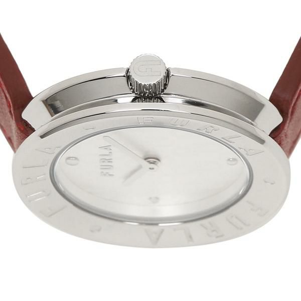 フルラ 時計 レディース エッセンシャル 30mm クォーツ シルバー レッド FURLA WW00004001L1 詳細画像