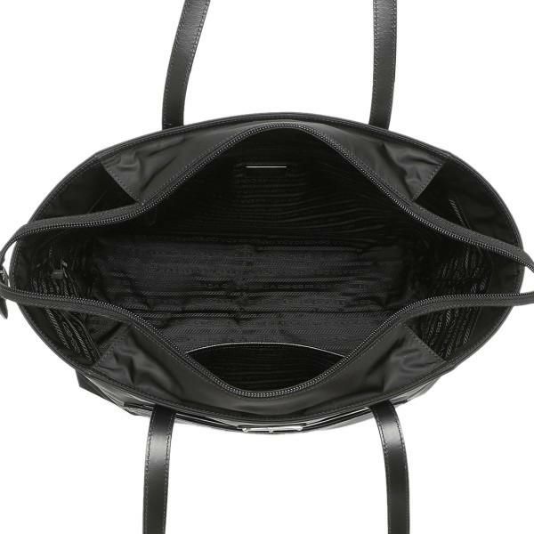 プラダ トートバッグ レディース テスートサフィアーノ ナイロン トライアングルロゴ PRADA 1BG052 R064 F0002 OOW ブラック A4対応 詳細画像