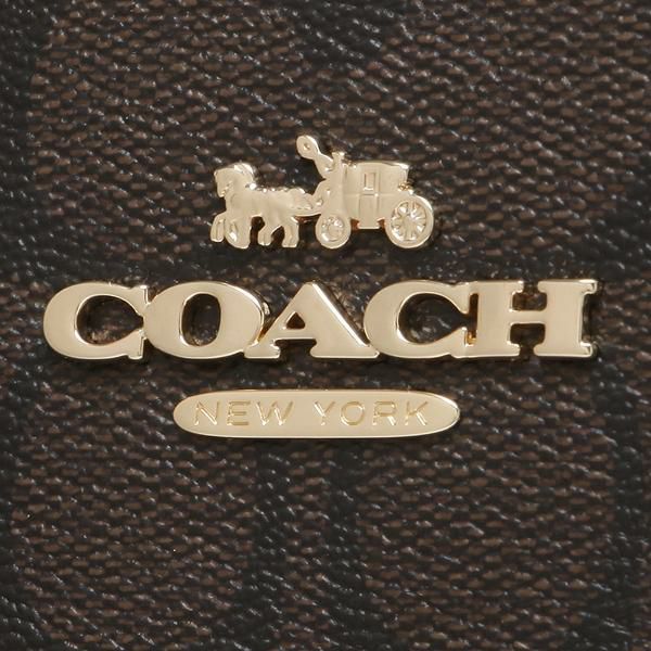 コーチ トートバッグ シグネチャーキャンバスブラウン レッド レディース COACH 79609 IMRVQ A4対応 詳細画像