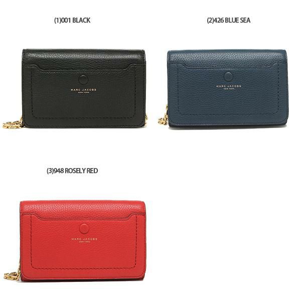 マークジェイコブス ショルダーバッグ ショルダー長財布 チェーンウォレット レディース MARC JACOBS M0014437 EMPIRE CITY LEATHER WALLET CROSSBODY 詳細画像