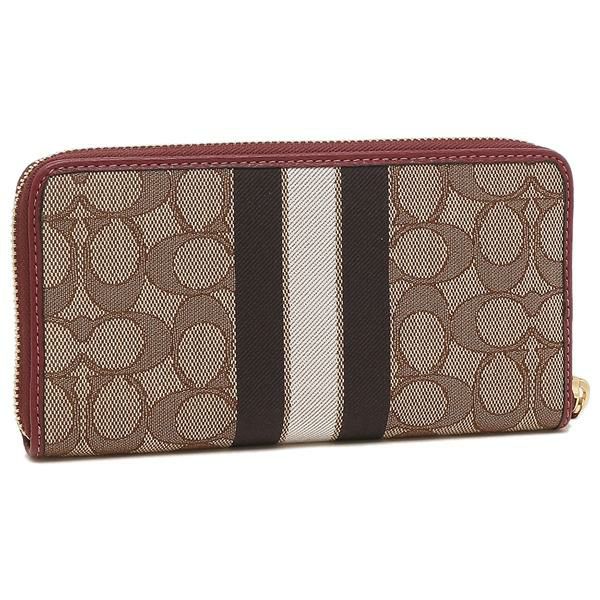 コーチ 長財布 シグネチャー カーキ オレンジ レディース COACH 3473 IMQZV 【ショッパー付き】 詳細画像