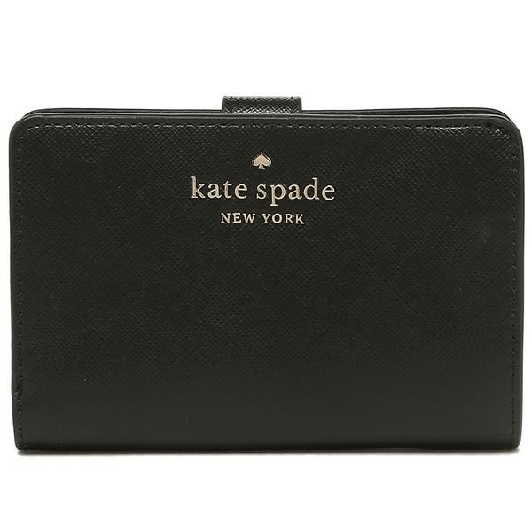 ケイトスペード 二つ折り財布 ブラック レディース KATE SPADE WLR00128 001 詳細画像