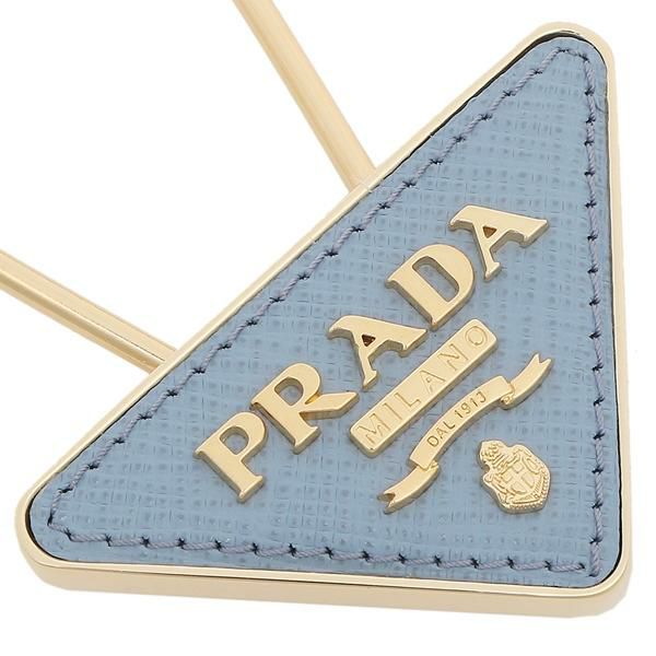 プラダ キーリング サフィアーノ キーホルダー ブルー メンズ/レディース PRADA 1PP301 053 F0637 詳細画像