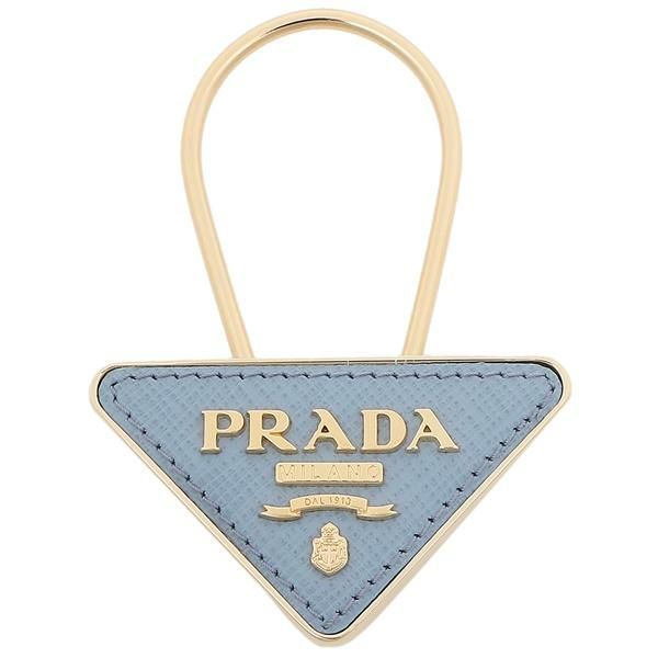 プラダ キーリング サフィアーノ キーホルダー ブルー メンズ/レディース PRADA 1PP301 053 F0637 詳細画像