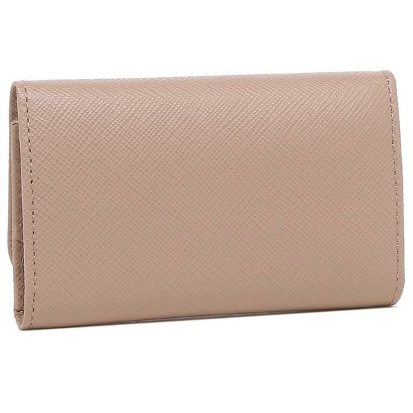 プラダ キーケース サフィアーノマルチカラー キーリング ベージュ レッド レディース PRADA 1PG004 ZLP F0KNX 詳細画像