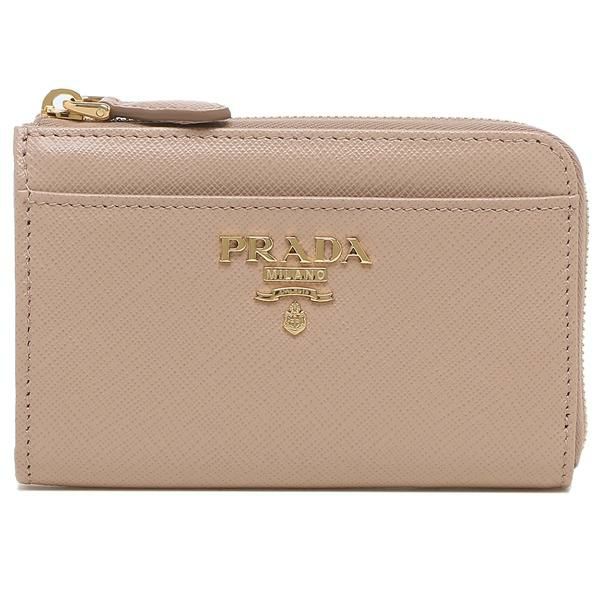 プラダ キーケース コインケース サフィアーノメタルオロ ベージュ レディース PRADA 1PP122 QWA F0236 詳細画像