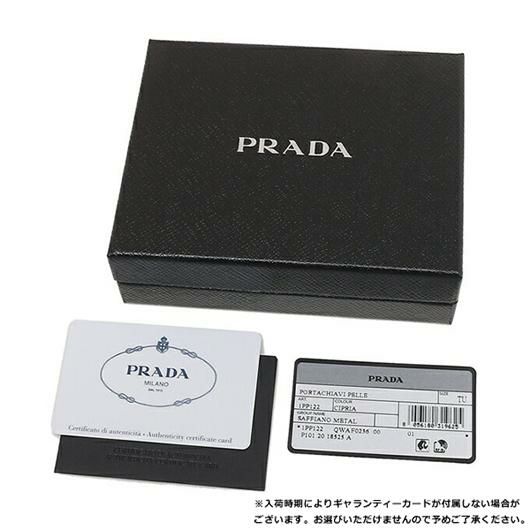 プラダ キーケース コインケース サフィアーノメタルオロ ベージュ レディース PRADA 1PP122 QWA F0236 詳細画像