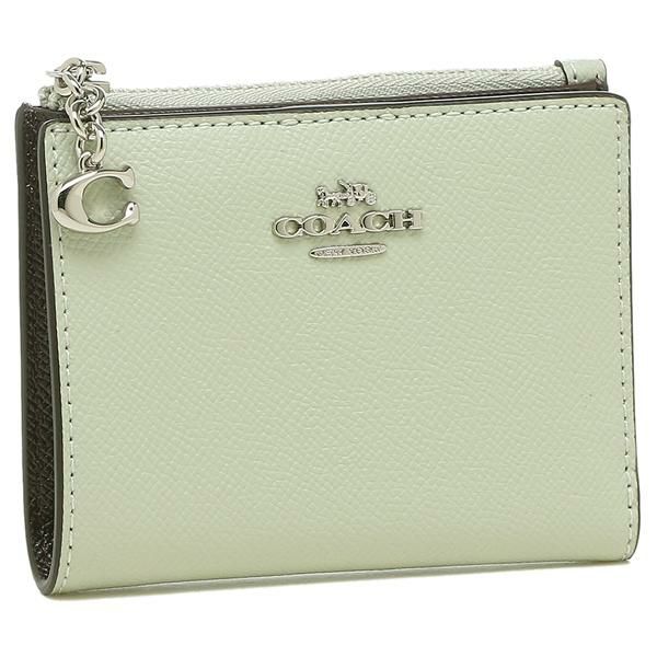 コーチ 二つ折り財布 ミニ財布 グリーン レディース Coach Sva5 Elitespeechpathology Com