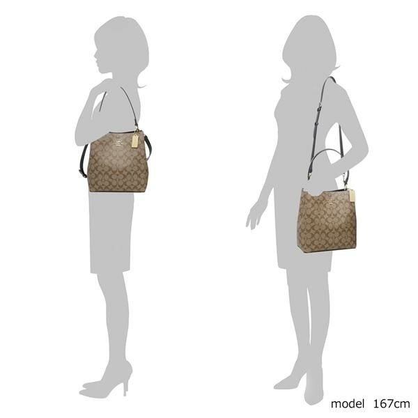 コーチ ショルダーバッグ シグネチャー ブラウン ブラック レディース COACH 91512 IMCBI 詳細画像