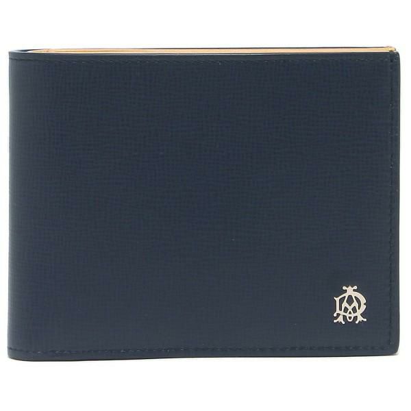 ダンヒル 財布 DUNHILL L2T732N BELGRAVE BLUE 4CC & COIN PURSE 2つ折り財布 ネイビー 詳細画像