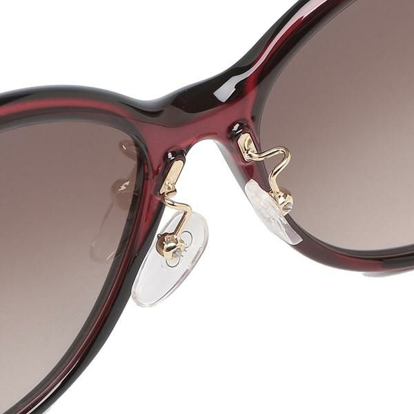 フェラガモ サングラス アイウェア レディース 58サイズ ブラウン レッド アジアンフィット リボン Salvatore Ferragamo SF973SA 606 ボストン 詳細画像