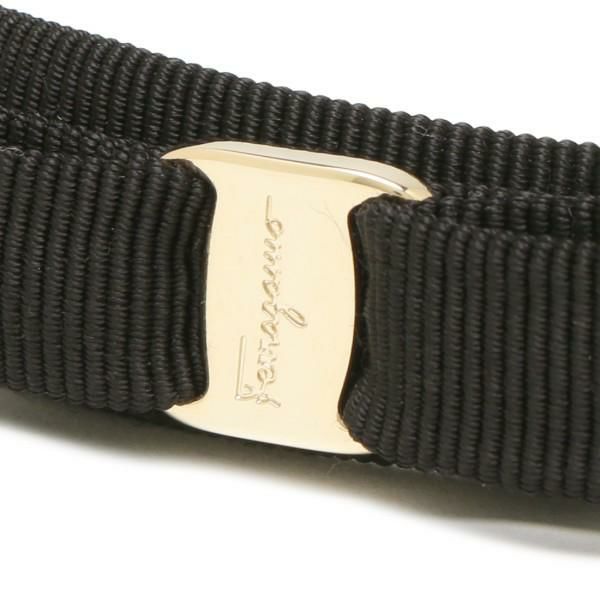 フェラガモ カチューシャ ヴァラ ヘアバンド ブラック レディース Salvatore Ferragamo 340086 0430314 詳細画像