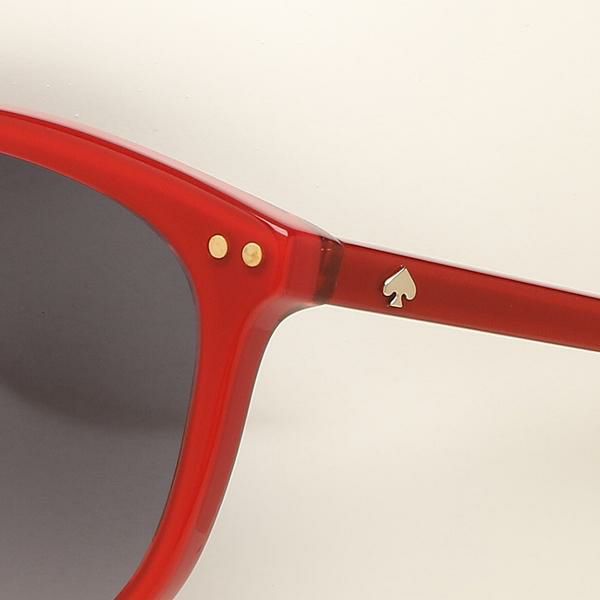 ケイトスペード サングラス アイウェア レディース 55サイズ グレー レッド アジアンフィット KATE SPADE ALINA/F/S C9A 9O ボストン 詳細画像