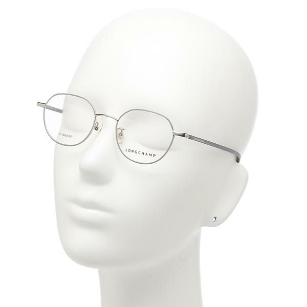 ロンシャン 眼鏡フレーム アイウェア レディース 48サイズ グレー アジアンフィット LONGCHAMP LO2502J 036 ラウンド 詳細画像