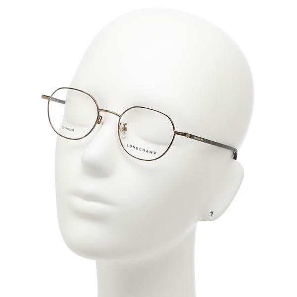 ロンシャン 眼鏡フレーム アイウェア レディース 48サイズ ブラウン アジアンフィット LONGCHAMP LO2502J 213 ラウンド 詳細画像