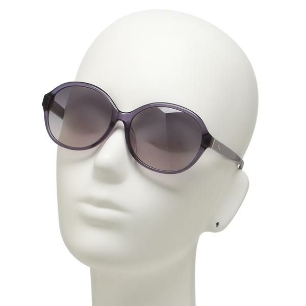 ロンシャン サングラス アイウェア レディース 58サイズ グレー ブルー アジアンフィット LONGCHAMP LO620SA 501 ラウンド 詳細画像