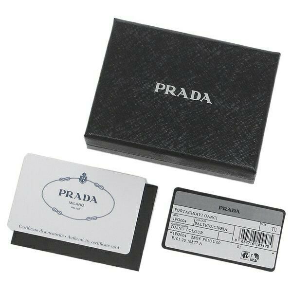 プラダ キーケース ダイノカラー レディース PRADA 1PG004 2BG5 詳細画像