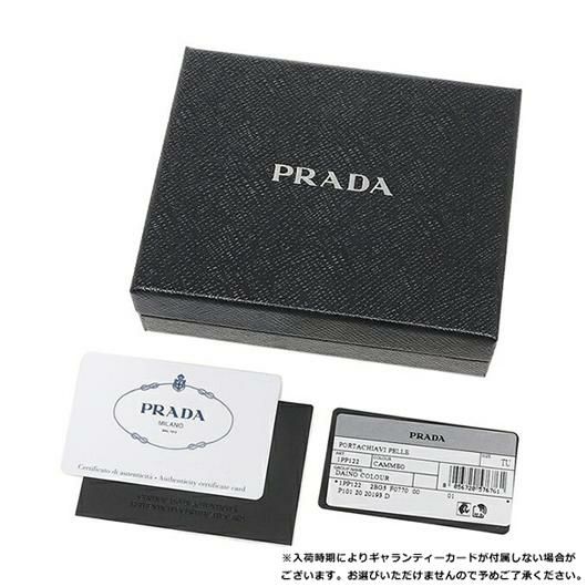 プラダ キーケース コインケース ダイノカラー キーリング レディース PRADA 1PP122 2BG5 詳細画像