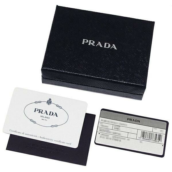 プラダ カードケース 名刺入れ サフィアーノトライアングルロゴ メンズ PRADA 2MC122 QHH QME 詳細画像