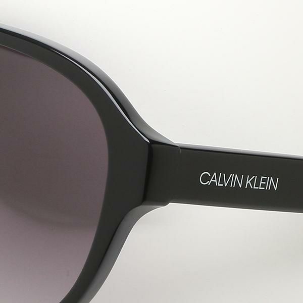 カルバンクライン サングラス アイウェア レディース 57サイズ ブラック アジアンフィット CALVIN KLEIN CK19547SA 001 オーバル 詳細画像