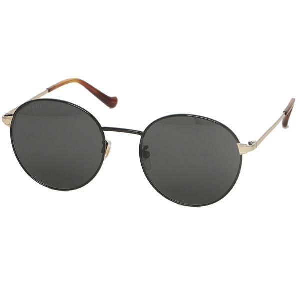 グッチ サングラス アイウェア メンズ 55サイズ グレー ゴールド アジアンフィット GUCCI GG0574SK 001 ボストン