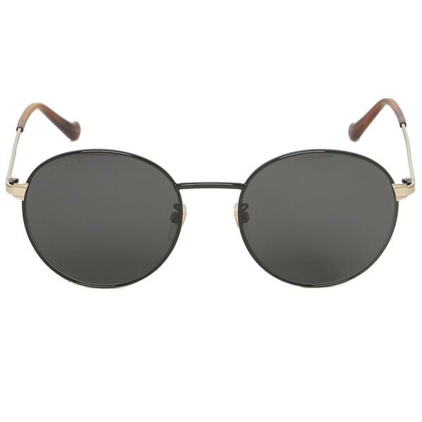 グッチ サングラス アイウェア メンズ 55サイズ グレー ゴールド アジアンフィット GUCCI GG0574SK 001 ボストン 詳細画像