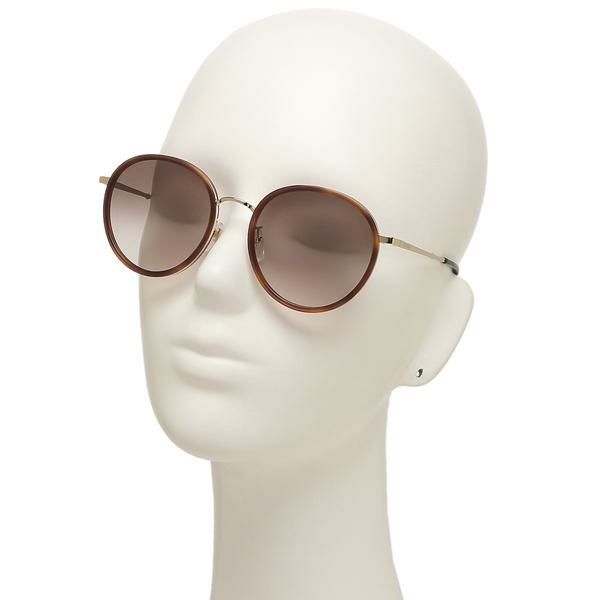 グッチ サングラス アイウェア メンズ 55サイズ ブラウン ゴールド