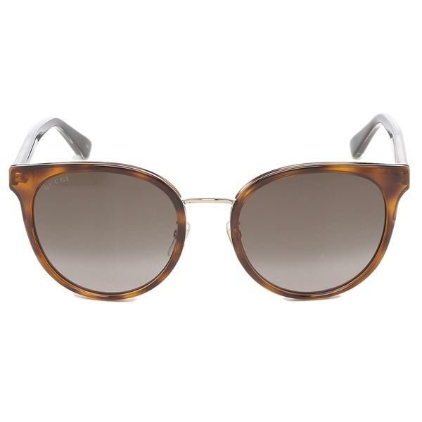 グッチ サングラス アイウェア レディース 56サイズ ブラウン アジアンフィット GUCCI GG0850SK 004 ボストン 詳細画像