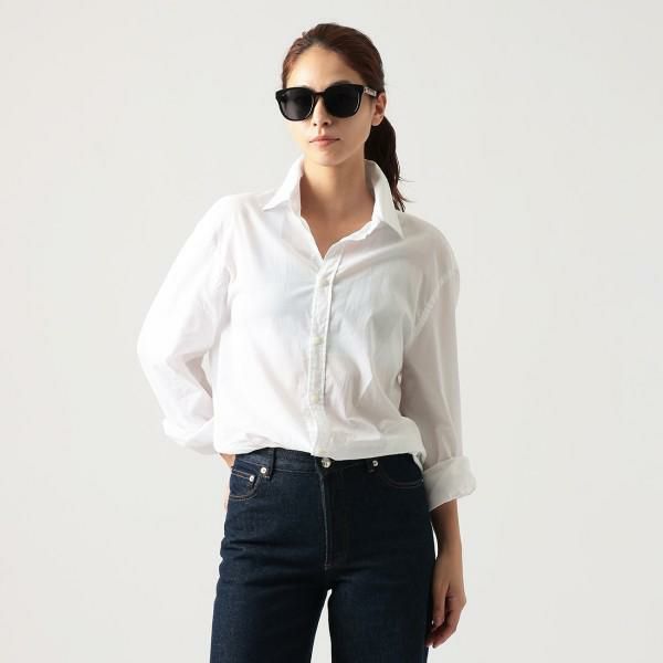 グッチ サングラス アイウェア レディース 56サイズ グレー ブラック アジアンフィット GUCCI GG0855SK 001 ウェリントン 詳細画像