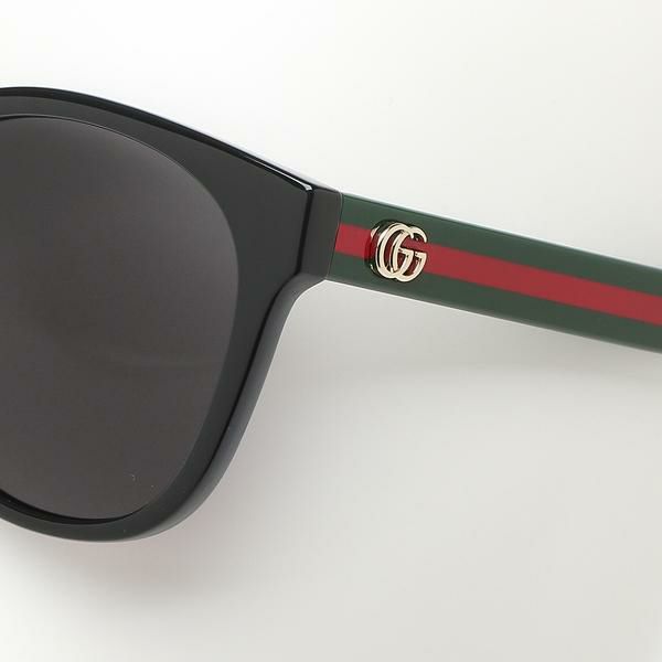 グッチ サングラス アイウェア レディース 56サイズ グレー ブラック アジアンフィット GUCCI GG0855SK 001 ウェリントン 詳細画像