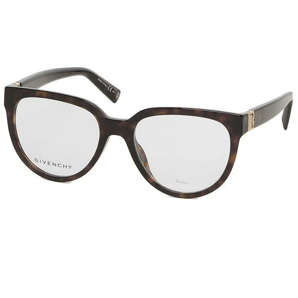 ジバンシィ 眼鏡フレーム アイウェア レディース 52サイズ ブラウン（ハバナ） GIVENCHY GV 0119/G 086 ジバンシー ボストン