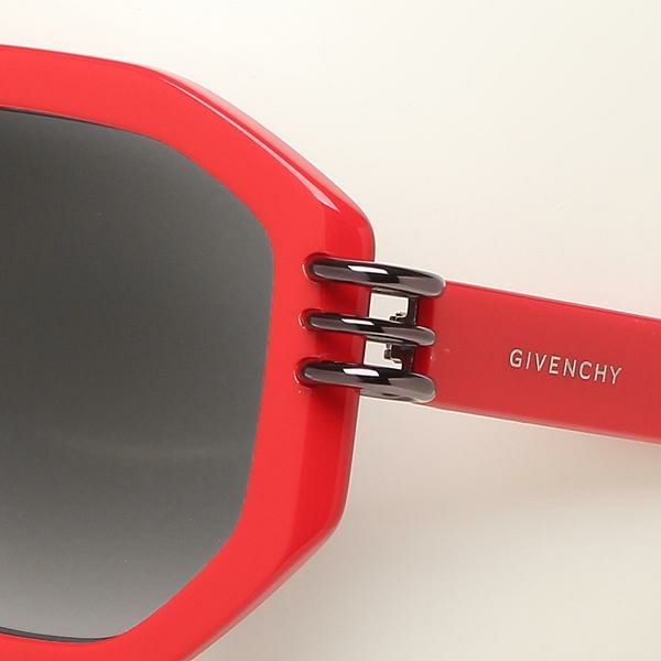 ジバンシィ サングラス アイウェア レディース ピアシング 54サイズ グレー レッド GIVENCHY GV 7175/G/S C9A 9O ジバンシー ウェリントン 詳細画像