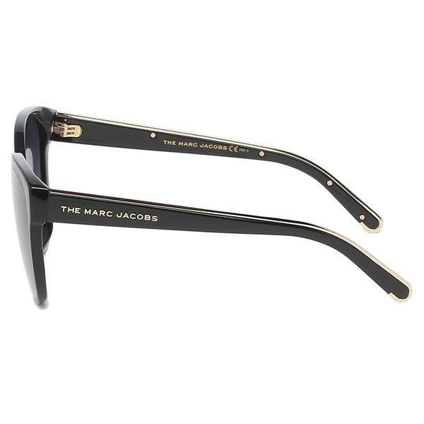 マークジェイコブス サングラス アイウェア レディース 61サイズ ブラック アジアンフィット MARC JACOBS 452/F/S 807 9O ボストン 詳細画像