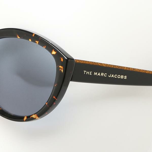 マークジェイコブス サングラス アイウェア レディース 56サイズ ブルー ブラック アジアンフィット MARC JACOBS 461/F/S 581 KU ボストン 詳細画像