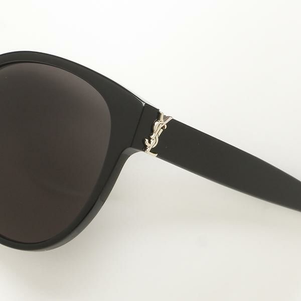 サンローランパリ サングラス アイウェア レディース 57サイズ ブラック アジアンフィット SAINT LAURENT PARIS SL M39 K 001 ボストン 詳細画像
