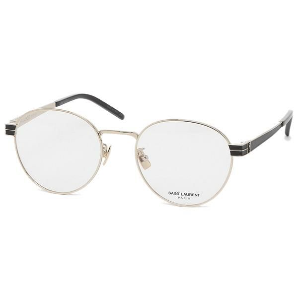 サンローランパリ 眼鏡フレーム アイウェア メンズ レディース 52サイズ ゴールド ブラック SAINT LAURENT PARIS SL M63 003 ラウンド マルチカラー