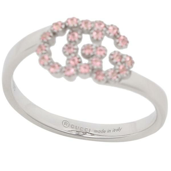 グッチ リング アクセサリー トパーズ付き GGランニング ダブルG ファインジュエリー ホワイトゴールド レディース GUCCI 481650 J85509090 詳細画像