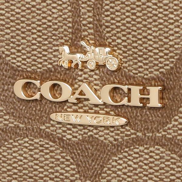 コーチ トートバッグ アウトレット シグネチャー ベージュ ブラウン レディース COACH 4455 IME74 詳細画像