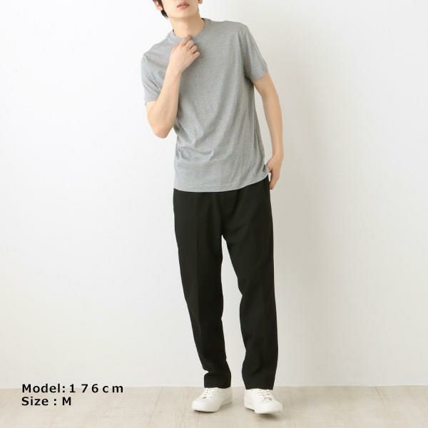 プラダ Tシャツ トップス コットンジャージー 3パックセット グレー メンズ PRADA UJM492 ILK 181 F0031 詳細画像