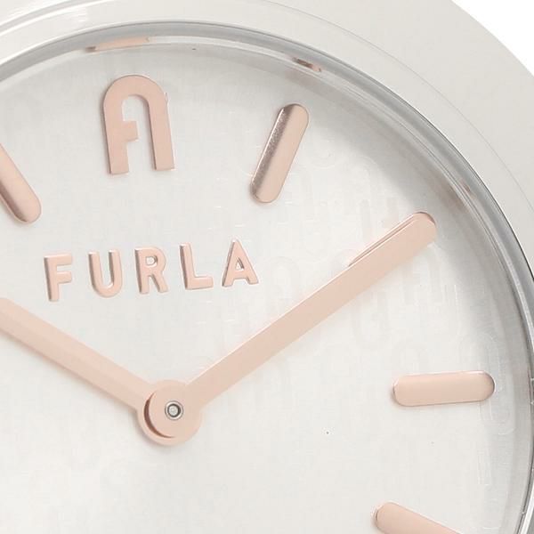 フルラ 時計 レディース ロゴリンクス34 MM クォーツ ホワイト シルバー FURLA WW00002005L1 詳細画像