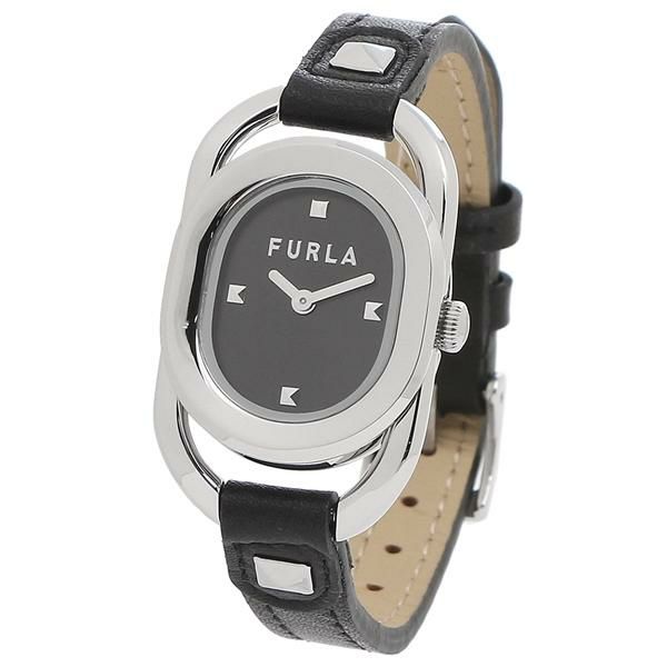 フルラ 時計 レディース スタッズインデックス28 MM クォーツ ブラック FURLA WW00008001L1 詳細画像