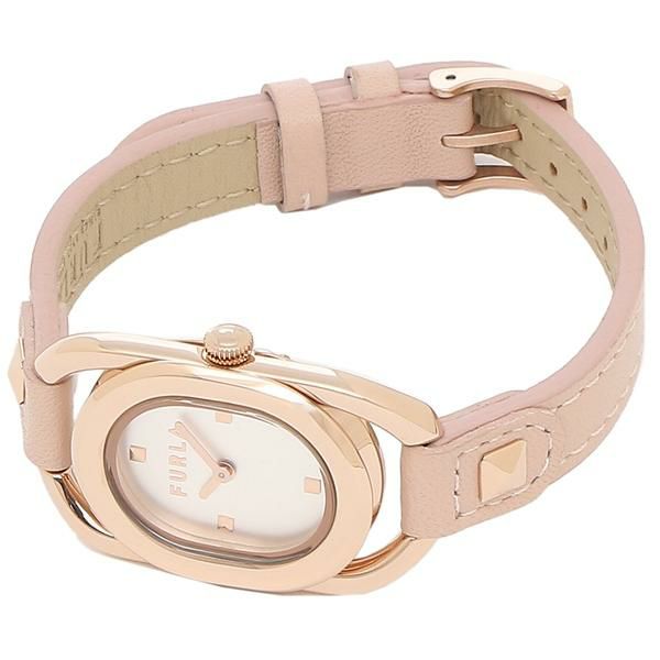 フルラ 時計 レディース スタッズインデックス28.5 MM クォーツ シルバー ピンク FURLA WW00008003L3 詳細画像